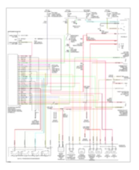 TRANSMISSION – Ford Taurus SES 2000 – SYSTEM WIRING 